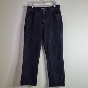 Abercrombie & Fitch Black Straight-Leg Jeans Timeless Style